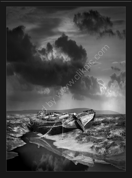 Abandoned barge